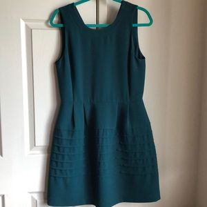 Madewell Green A-line cocktail dress